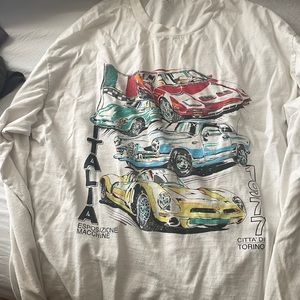 Long Sleeve Graphic Brandy Melville Top